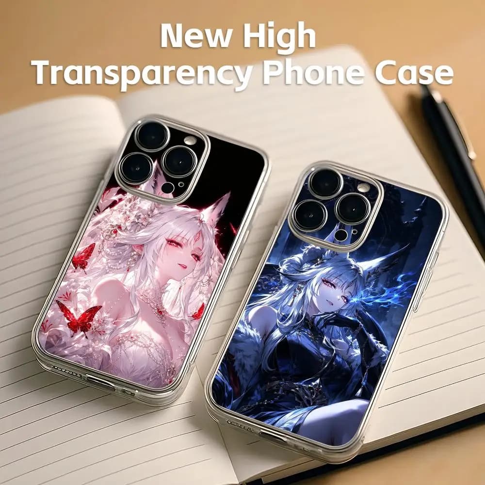 Wuthering Waves Hsin Jianxin Phone Case For iPhone 17 air 16 15 14 13 12 11 Pro Max Plus mini Transparent Case