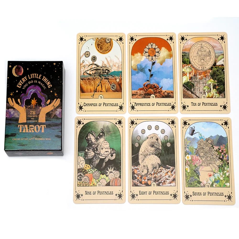 Il classico mazzo di carte dei tarocchi Una mazzo di oracoli di carte da gioco di intrattenimento per il tempo libero da 78 carte per il gioco da tavolo Giocattolo per feste di predizione della fortuna
