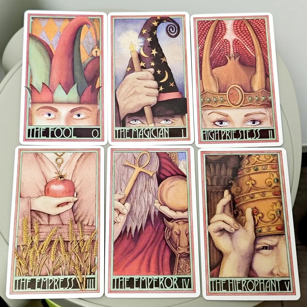 Mazzo di tarocchi Erenberg da 12*7 cm in scatola rigida, illustrazioni intime e dettagliate - Carte dei tarocchi standard