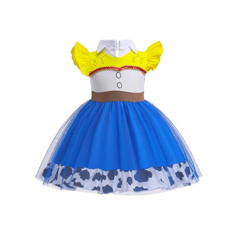 Abito da principessa in tulle, costume da festa di Halloween, abiti estivi per bambine da 6 mesi alla taglia 6