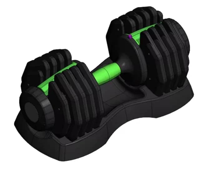 Manubri Regolabili Sportivi da 25 kg per Sollevamento Pesi - Set di Manubri Regolabili a Prezzo all'Ingrosso