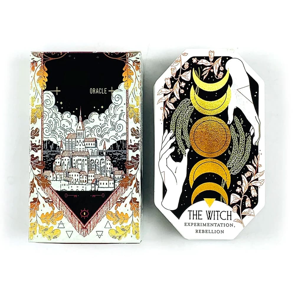 New Oracle Cards A 60 Cards Leisure Entertainment Board Game For Family Party, Perfect For Spiritual Guidance & Collectors