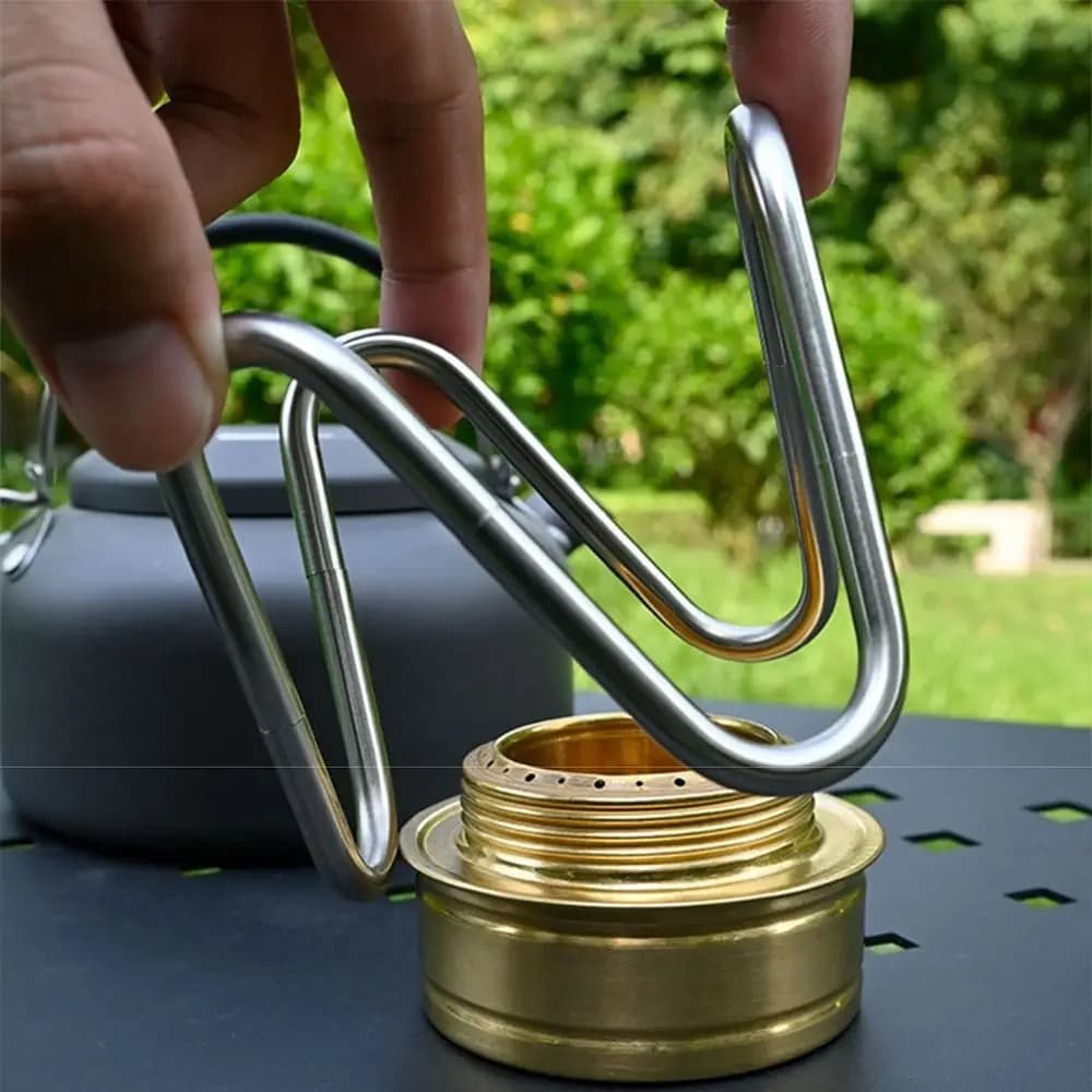 Stainless Steel Camping Stove Bracket Detachable Heat Resistant Outdoor Stove Support Rack Ultralight Reusable