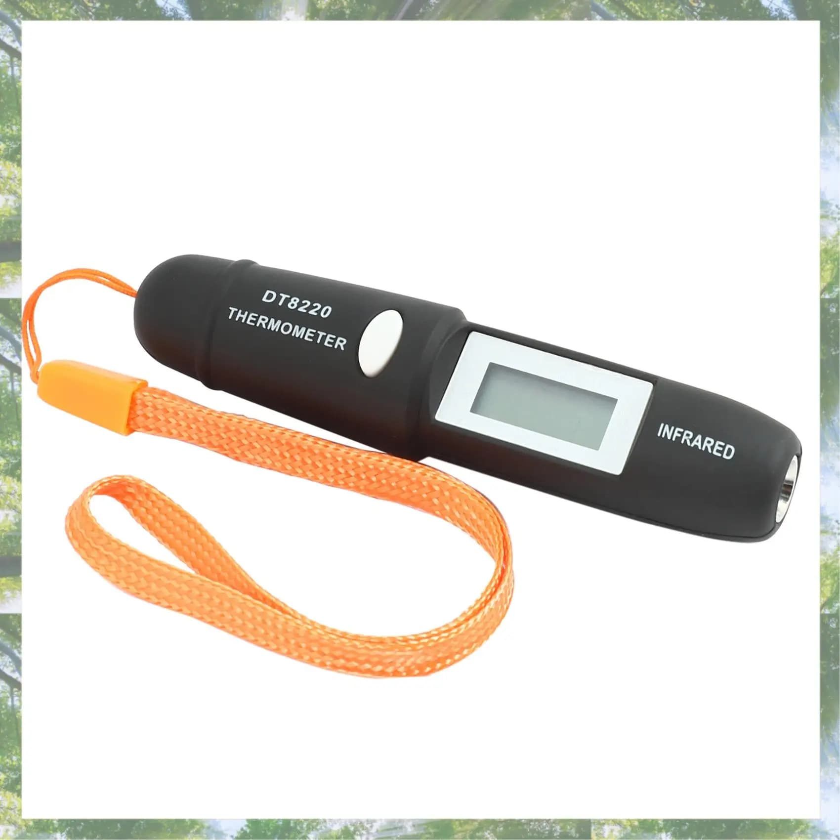 2025 Trend Non-Contact Mini Infrared Thermometer IR Temperature Measuring Digital LCD Display Infrared Thermometer Pen DT8220 Bl
