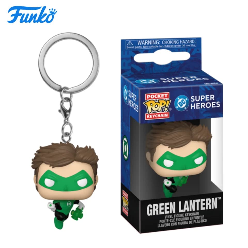 Portachiavi Funko Pop: DC New Universe Green Lantern - Regalo di Capodanno - Ottimo regalo per amici e familiari per Natale, Capodanno e compleanni, Decorazione a tema pop culture, Regalo di compleanno, Oggetto da collezione a tema fumetti, Merchandising ufficialmente licenziato, Oggetto da collezione premium, Oggetto commemorativo a tema fumetti, Regalo per geek, Oggetto da collezione
