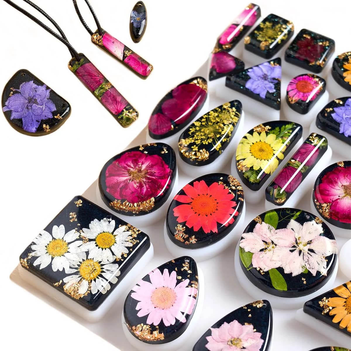 Stampo in silicone con ciondolo in pietra del tempo, gioielli fai da te, creazione artigianale, orecchini in resina epossidica di cristallo, collana, portachiavi, regali artistici