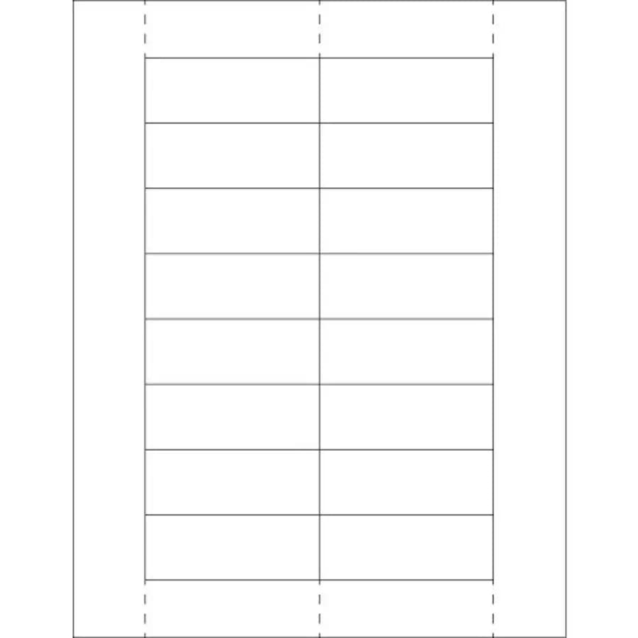 Cartoncini bianchi da 1-1/8 x 3 pollici, compatibili con stampanti a getto d'inchiostro e laser, per l'uso in portaetichette in plastica, da stampare o scrivere, confezione di ricarica da 1