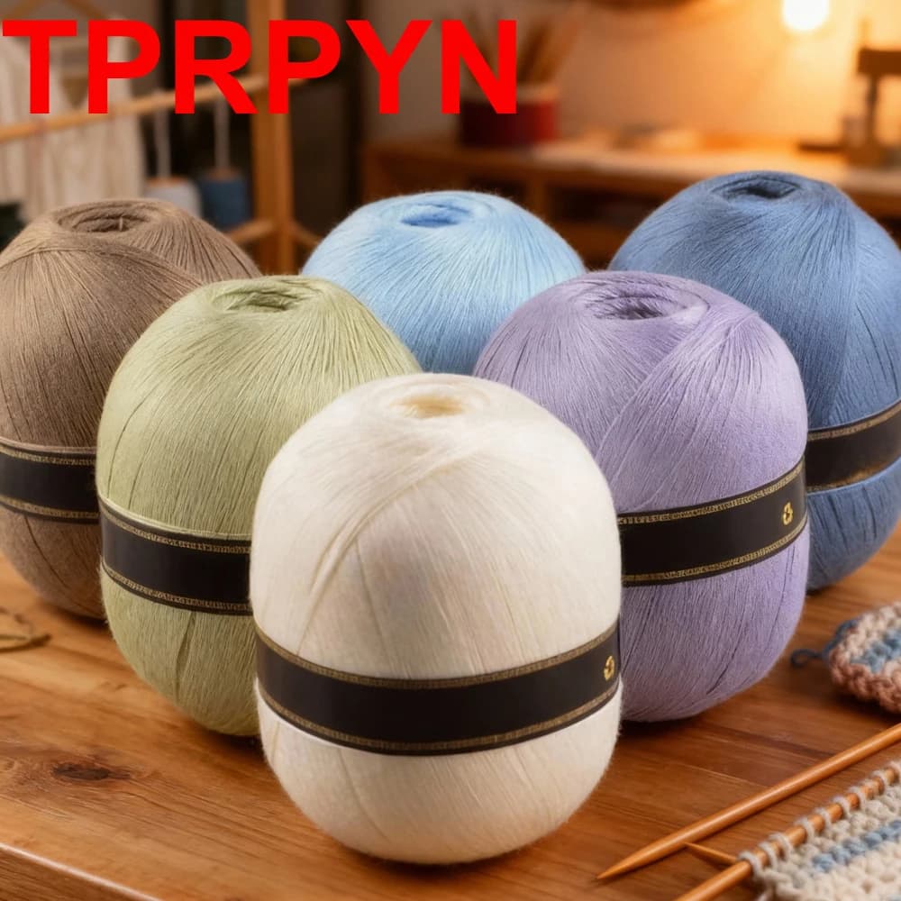 150 g/pz filato di cotone di seta pura filo di pizzo morbido linea estiva intrecciata a mano fai da te mezza manica cappello sciarpe maglione