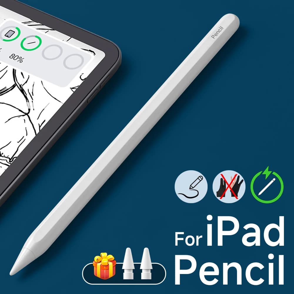 Per Apple Pencil Ricarica wireless Palm Rejection Stylus Pen per iPad Air 4 5 Pro 11 12.9 Mini 6 Accessori per iPad Pencil