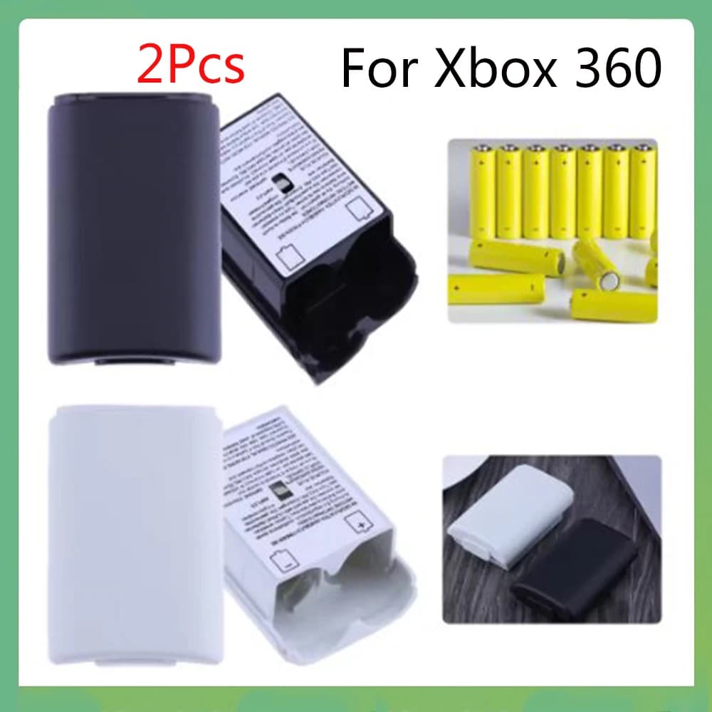 2 pezzi per Xbox 360 coperchio della batteria custodia ricaricabile accessori per Xbox360 controller wireless custodia per batteria di gioco gamepad