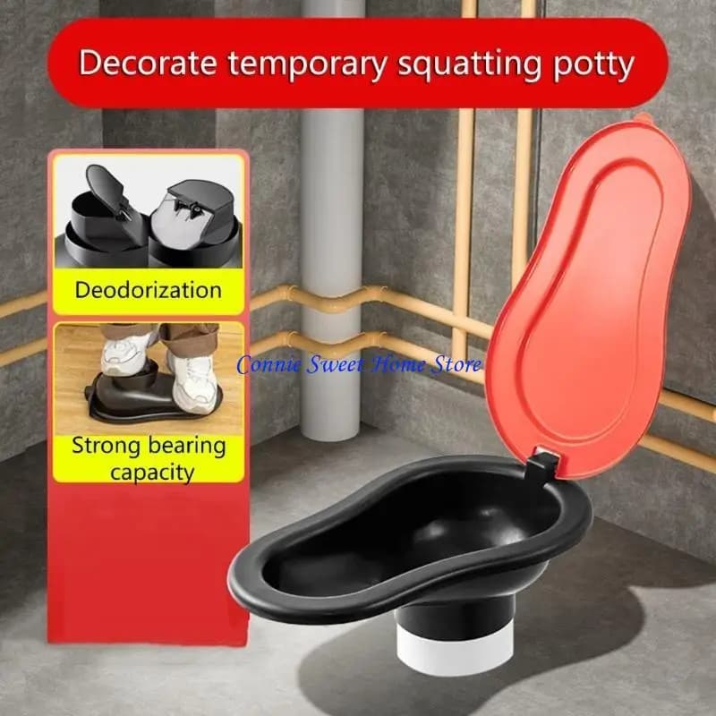 LXAF Vasino da viaggio da campeggio Toilette portatile per urina da viaggio Toilette temporanea in plastica con coperchi Vasino
