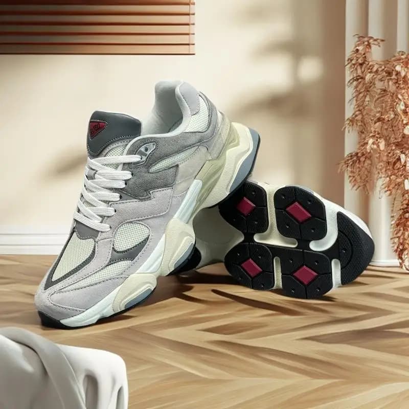 Running Shoes Light for Daily Use, 9060 Sneakers Waterproof Comfortable for Men and Women