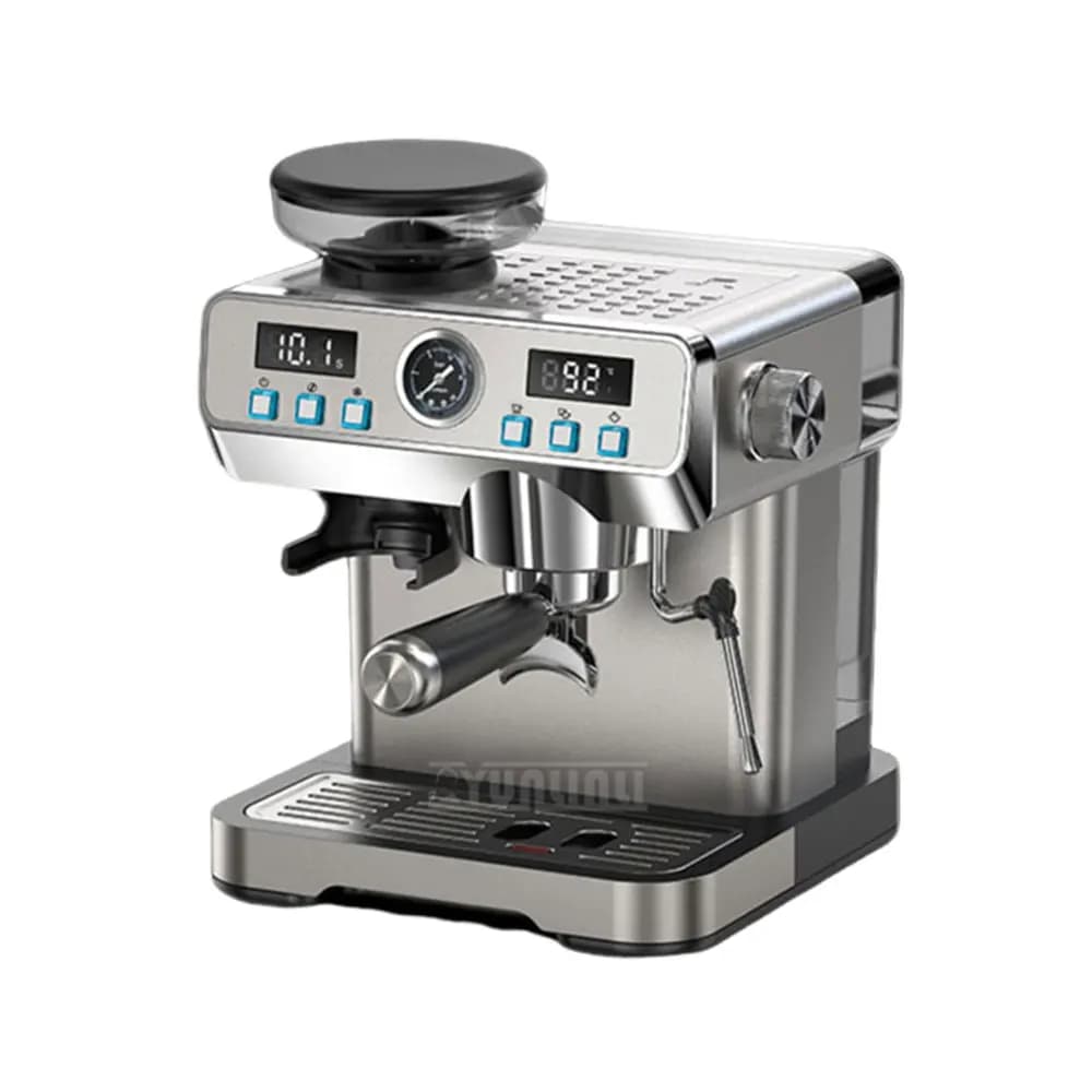 Integrated Coffee Grinder Machine Espresso Brewing System Kahve Makinesi Ekspres Do Kawy