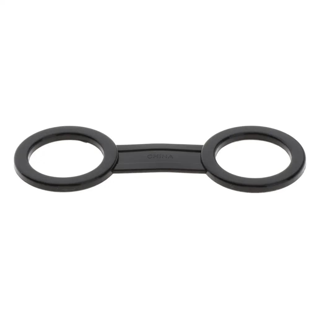 Supporto per fibbia per tubo respiratorio per snorkeling per immersioni subacquee - universale - Nero