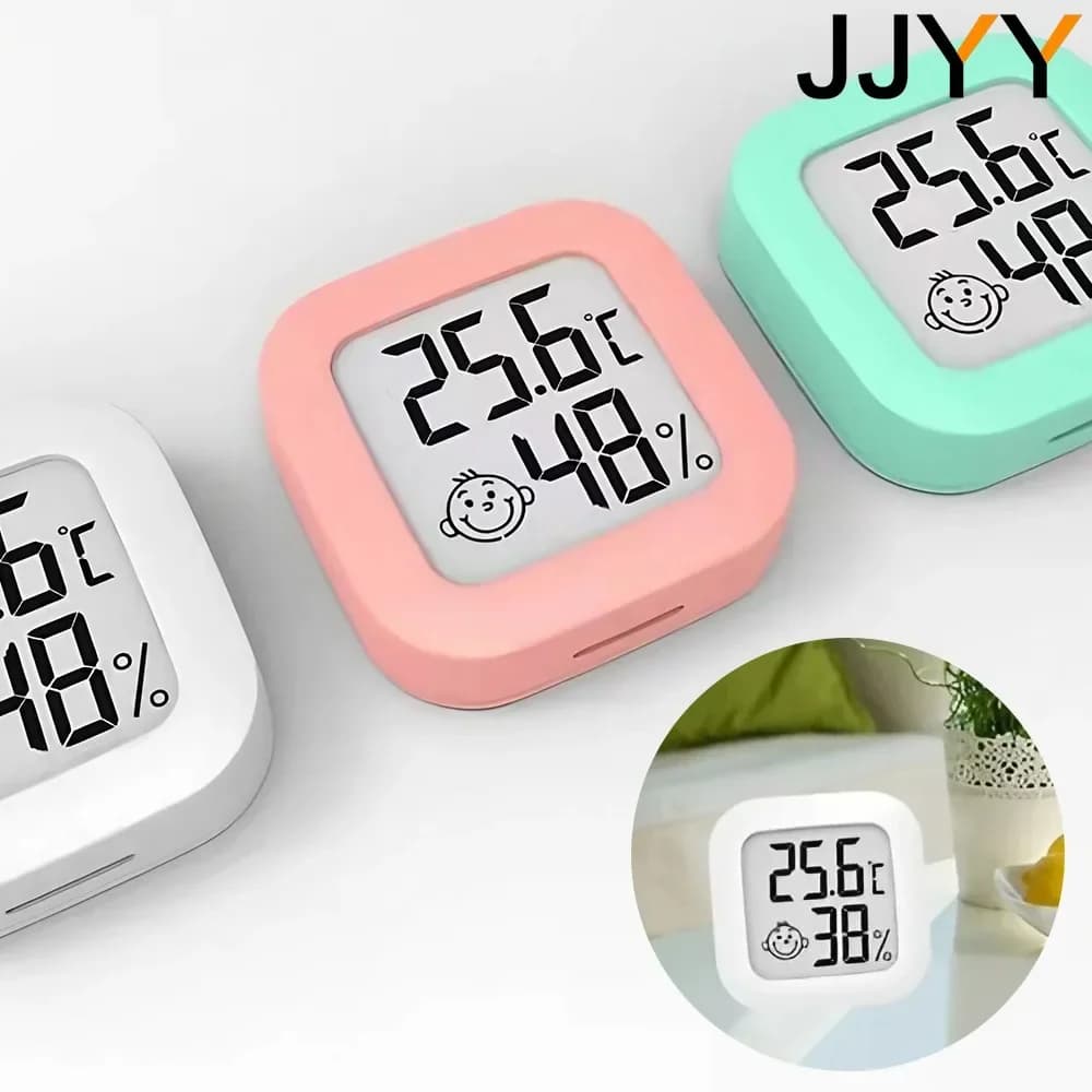 JJYY Mini Home Digital LCD Display Thermometer Igrometer High Precision Indoor Temperature Sensor