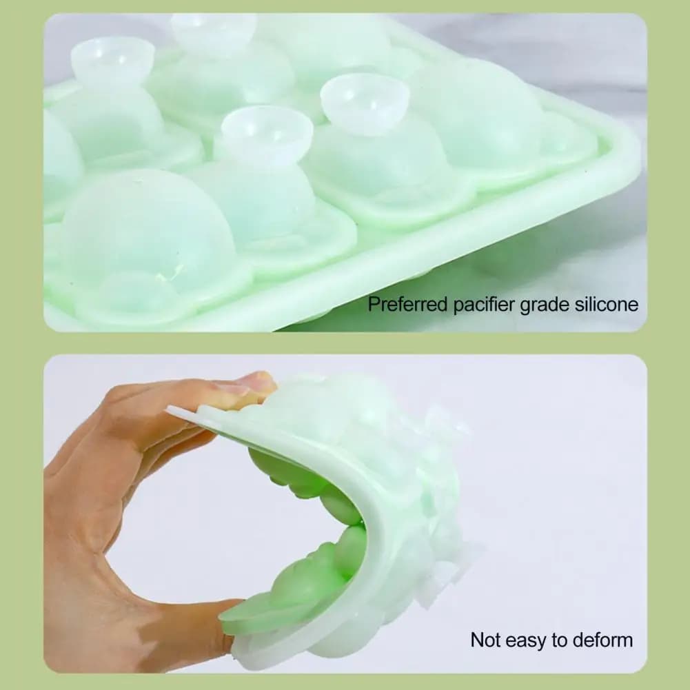 Bear-shaped Ice Tray 3pcs Bear Shaped Ice Cube Trays Food-grade Silicone Mold Set 3d Ice Cube Maker for Whiskey Cocktails Coffee