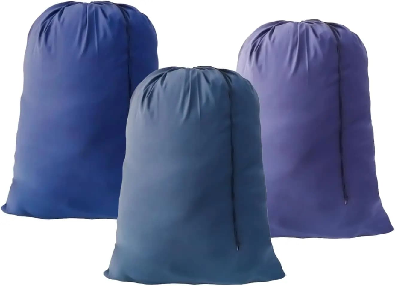 30x40 Extra Large Laundry Bag 3 Pack – Heavy Duty Drawstring Bags for Travel, Dorm & Home