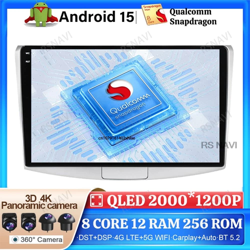10 "Android 15 4G NET RDS Autoradio Multimedia Video Reader for VW Volkswagen Passat B7 B6 2010-2015 Magotan CC Carplay GPS DSP