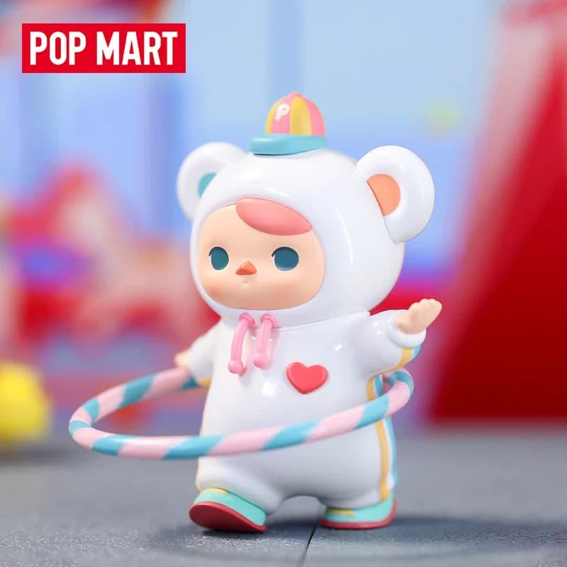 POPMART PUCKY Fata Hula Hoop Ascensore per bambini Scatola cieca Scatola misteriosa Indovina Borsa Giocattoli Bambola Anime Figura Collezione di ornamenti per il desktop