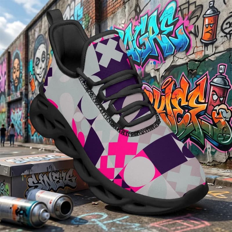 Ladies Men's Wide-Fit Breathable Sneakers and Loafers - Large size sports casual shoes Round-toe shoes with cushioned soles Suit
