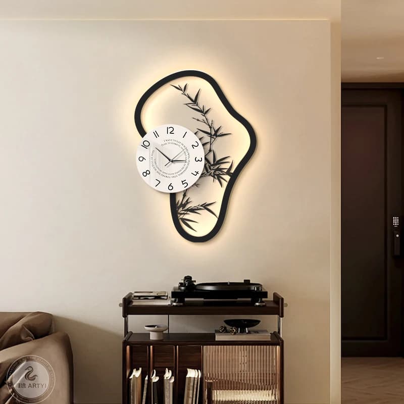 Orologio da parete alla moda creativa nordica Orologio da parete alla moda dal design unico e carino Orologio da parete classico coreano Reloj Digital Pared Articoli per la casa