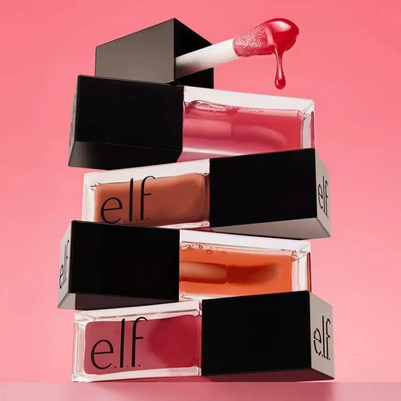 Elf Cosmetics Glow Reviver Olio Labbra Colorato, 7.6ml, Idratante Nutriente, Lucentezza Scintillante e Colore Idratante