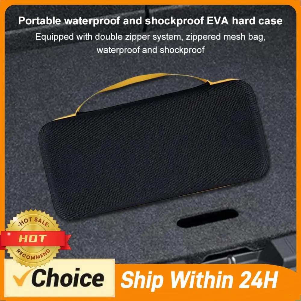 Organizer per aspirapolvere da auto senza fili, custodia rigida impermeabile, custodia da trasporto portatile antiurto per accessori Fanttik Slim V8/V10