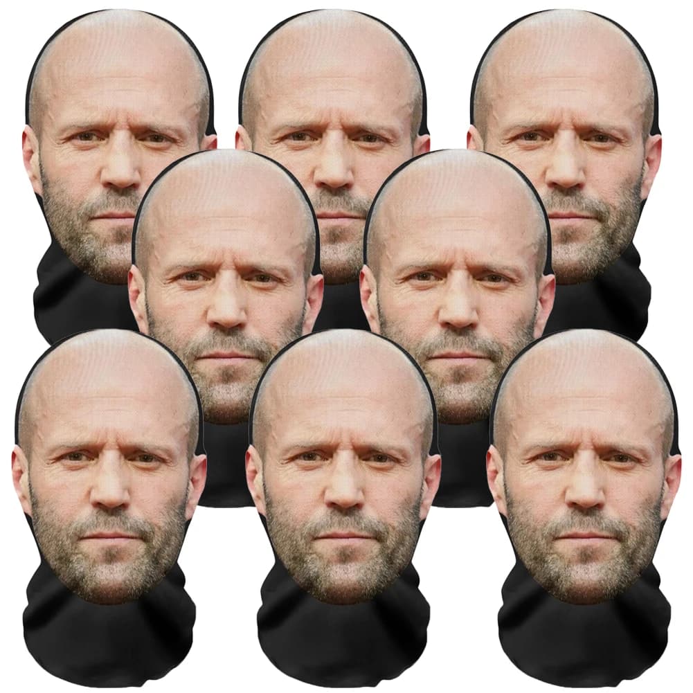 2025 Nuova maschera stampata in 3D Maglia elastica Cosplay Copricapo Hip Hop Moda Maschera a pieno facciale per uomo Donna Passamontagna Cappuccio Cappello Copricapo