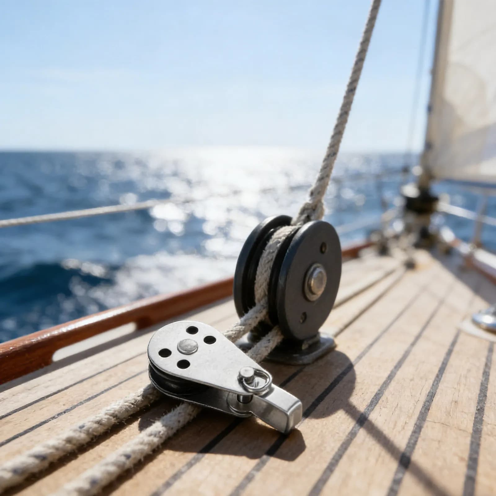 Stainless Steel Small Marine Pulley Block Single Swivel Pulley for Sailing Kayak Rope Rigging Boat Anchor Hardware Accessories