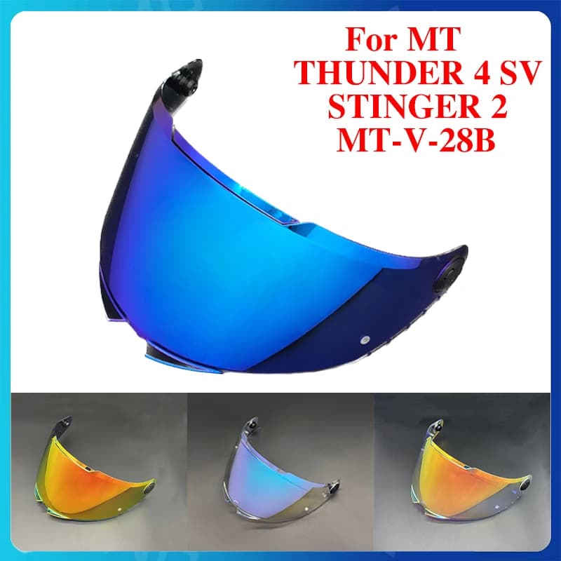 Lente per casco moto per MT THUNDER 4 SV STINGER 2 MT-V-28B Visiera per casco Parabrezza Scudo Occhiali Visiera Accessori per casco