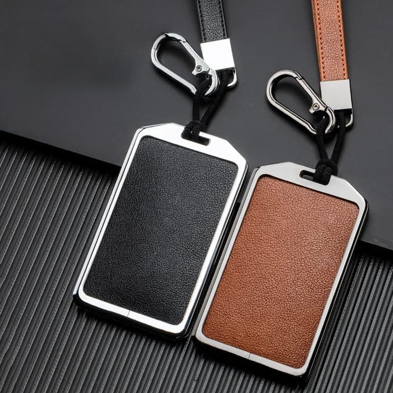 Custodia per chiave per scheda NFC per auto Custodia per portachiavi con guscio a copertura totale Protezione completa per Tesla Model Y Model 3 Accessori per la decorazione della chiave automatica