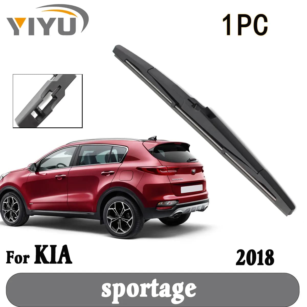 1PC Rear Wiper Blade Windshield Windscreen Clean Tailgate Window Car Rain Brush For KIA sportage 2018