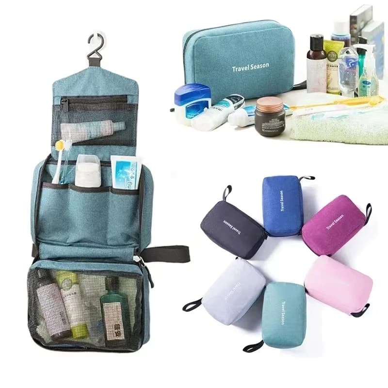 Uomo Donna Toilette Make Up Borsa per trucco cosmetico Custodia da viaggio Organizer per kit da toilette Inserto Beauty Shower Necessaire Vanity