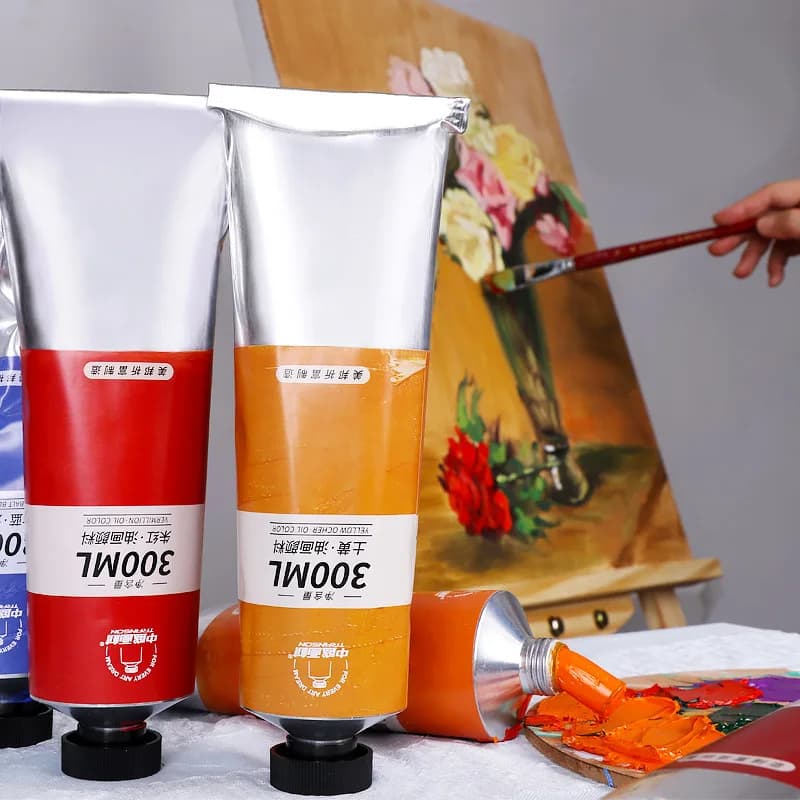 300ml Large Tube Oil Painting Pigment Professional Color Painting Pigment Art Supplies for Beginners' Creative Drawing
