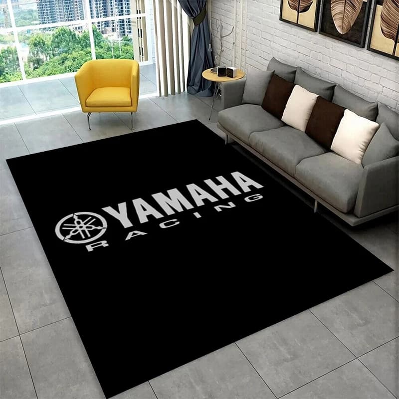 Racing Moto Y-Yamaha Retro Sign Non-Slip Area Rug for Living Room,Bedroom,Playroom,Soft Carpet Floor Mat Home Decor Rug Kid Room