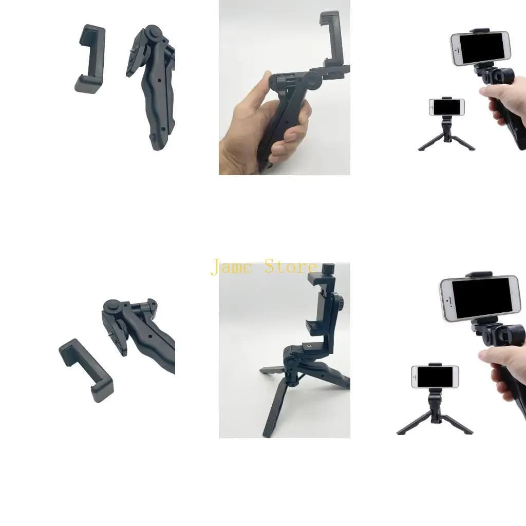 LX0B Durability Phone Tripod With Ball Head Adapter Travel Tripod Stand For Stable Vertical And Horizontal Adjustment