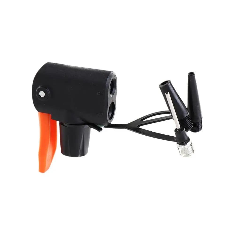 Adattatore per Tubo Ugello Pompa Bici, Convertitore Valvola Bicicletta, Ugello Aria Doppia Testa per Pompa Bici, Ricambi per Pompaggio