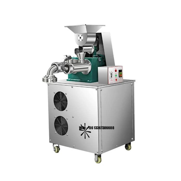 Estrusore automatico commerciale per pasta, pasta, cereali, mais, riso, macchina per la produzione