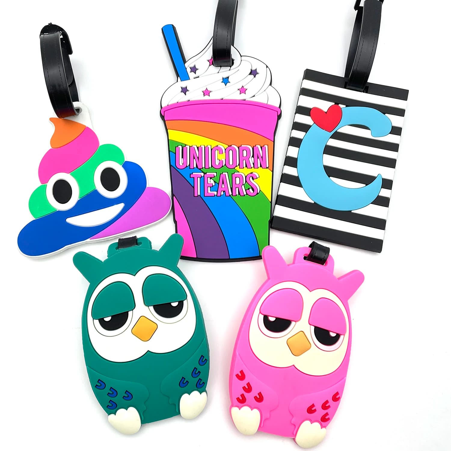 1PCS FashionTravel Accessori Etichetta per bagagli creativa Gel di silice Valigia ID Addres Holder Bagagli Etichette per imbarco Etichetta portatile
