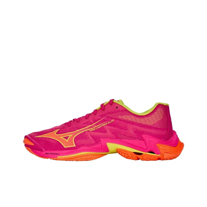 Mizuno Wave Lightning Elite Low top Volleyball Shoes Unisex Neon Orange V1GA260042