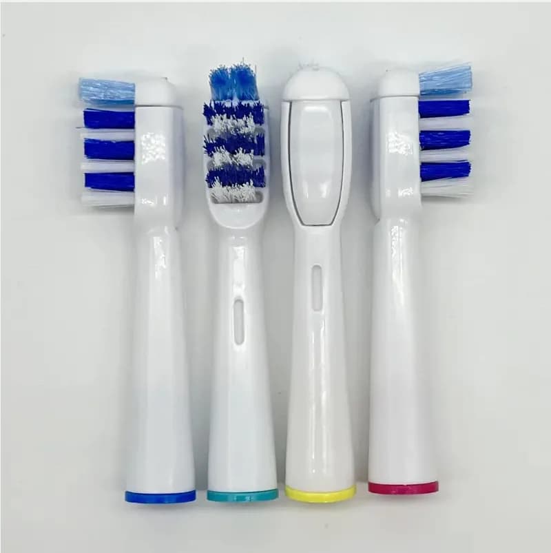 Testine di Ricambio Doppie Compatibili con Oral B Braun, Ricariche per Spazzolini Elettrici Pro 500/1000/1500/30