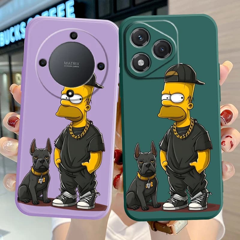 Cover per telefono per Honor X7b X9b X8a X9D X7a X8b X5c X9C X7d X9a Cover morbida The S-Simpsons Cool