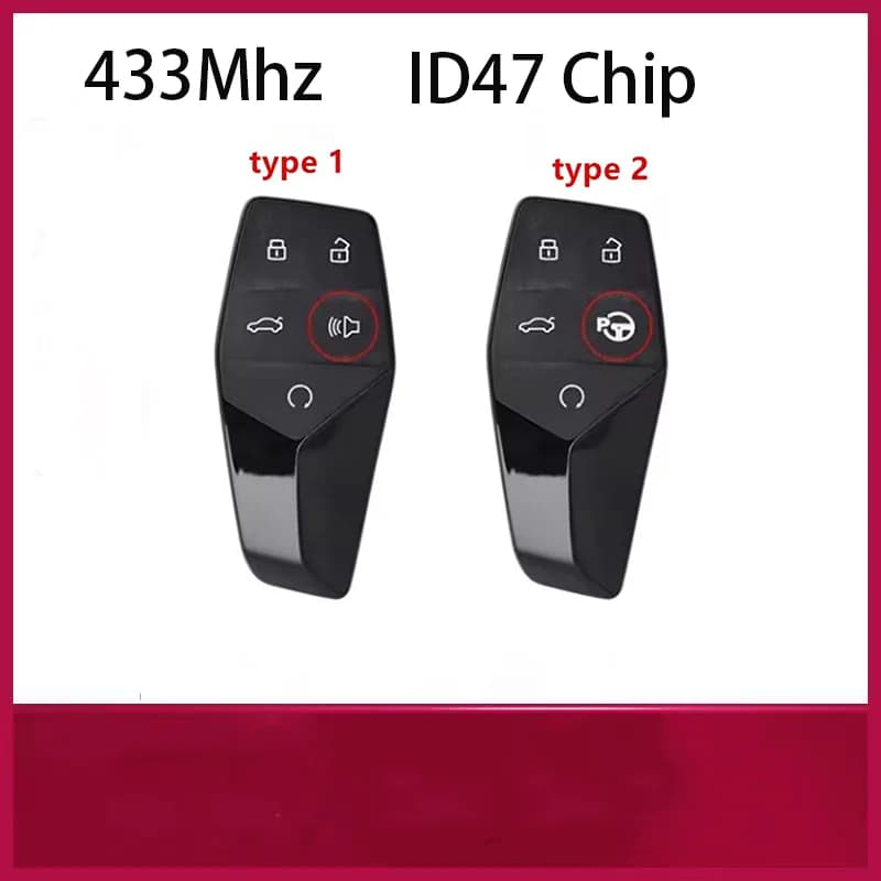 Chiave telecomando intelligente senza chiave per auto 433 Mhz con chip ID47 per kit di blocco completo chiave remota intelligente per auto MG ONE SUV