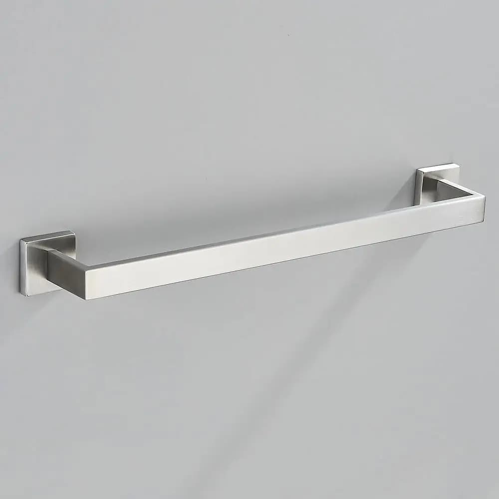 Set di Accessori per Bagno in Acciaio Inox Nero, Porta Asciugamani, Porta Carta Igienica, Gancio da Parete, Personalizzabile