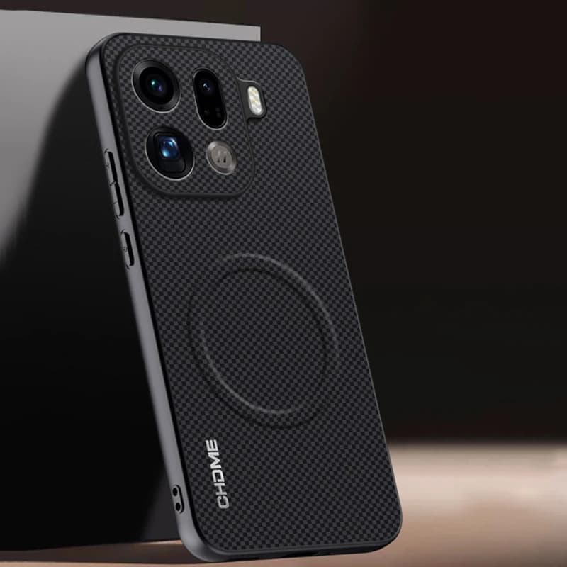 Custodia di lusso per OPPO Find X9 Pro con supporto magnetico per auto, cover protettiva antiurto in silicone per OPPO Find X9 Pro 5G