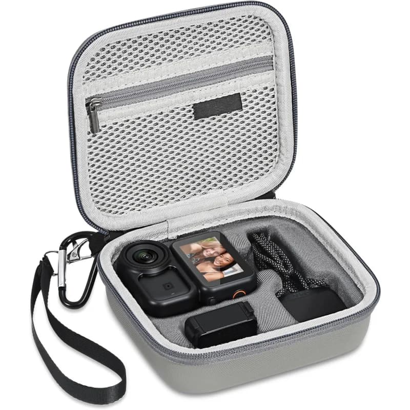 Custodia Protettiva in Pelle PU per DJI Osmo Nano, Borsa Portatile per Fotocamera, Ideale per Viaggi e Accessori per Vlogging Outdoor
