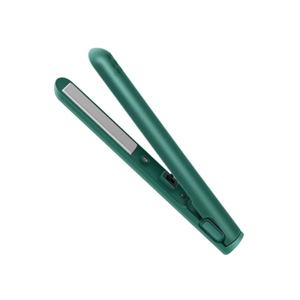 Portable Wireless Hair Curler Straightener USB Ceramic Heating Plate Mini Temperature Control Styling Wand For Travel Home