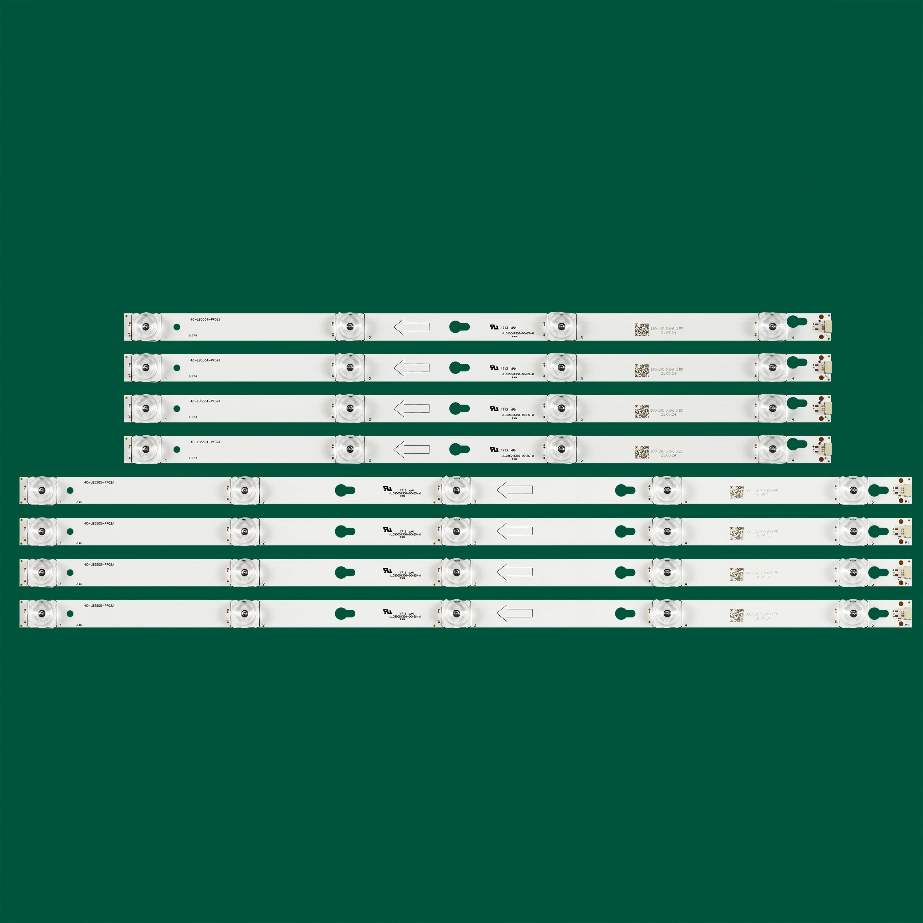LED Strip for U55C7006X1 55US57 55US5800 55UC6306 55U6700C D55A630U JL.D55051330-004ES-M JL.D55041330-004ES-M 55HR330M05B9