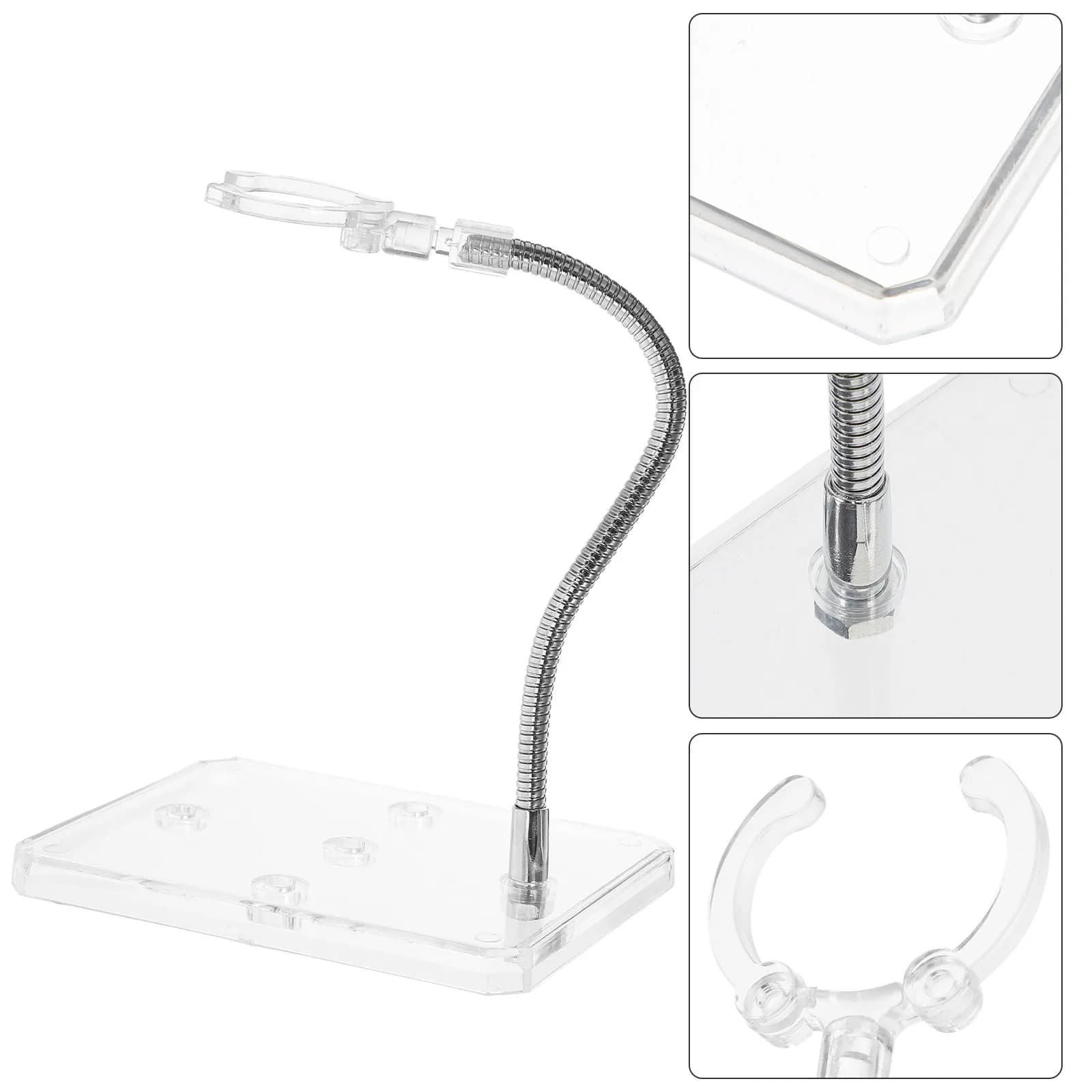 Heavy Duty Figure Display Stand Adjustable Support Base for Action Figures Stable Holder Compatible with Rg Hg Models