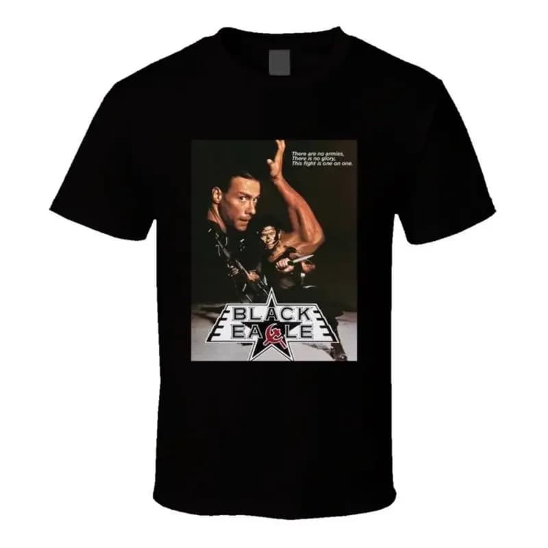 Black Eagle Jean claude Van Damme Movie Fan T Shirt